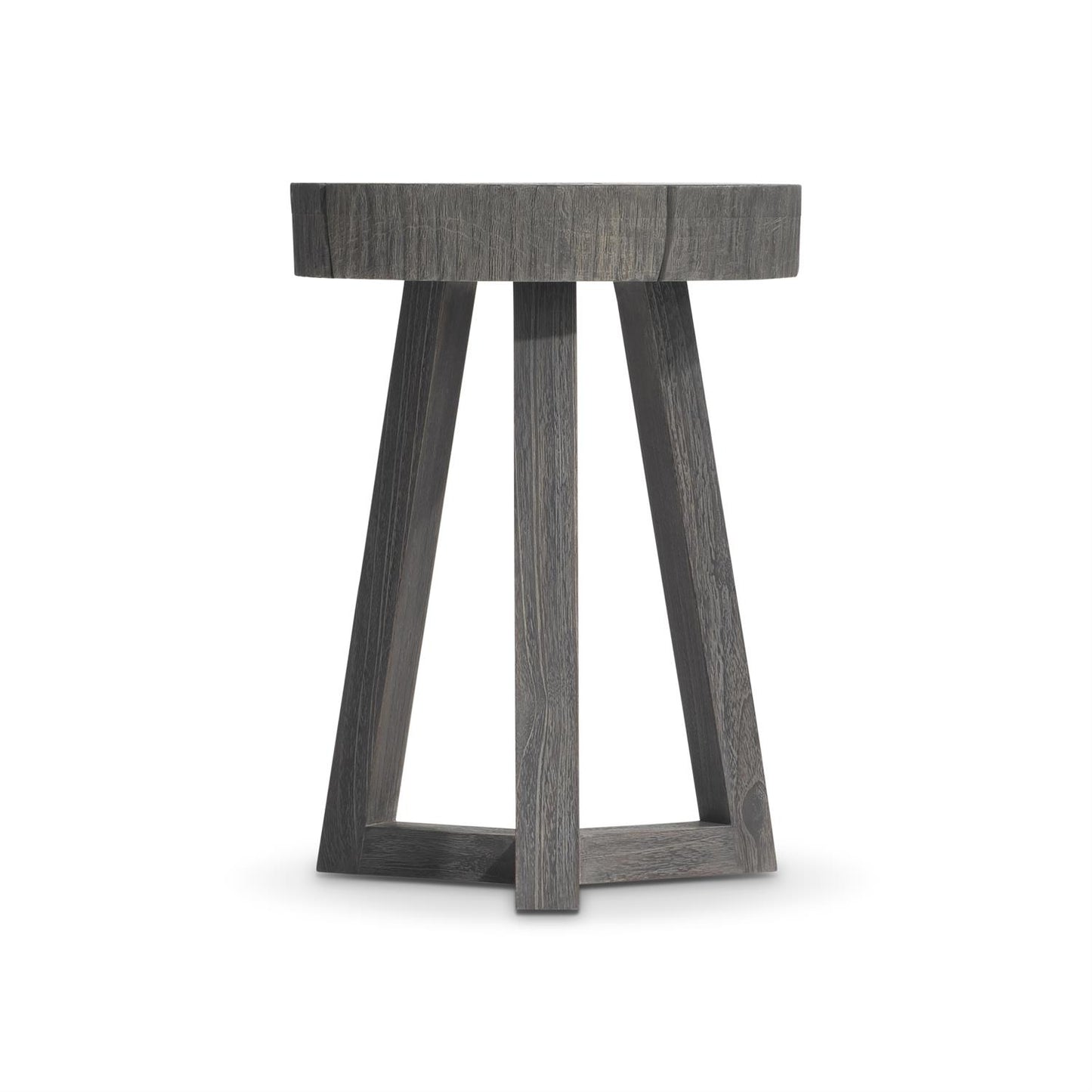 Sliced Teak Accent Table