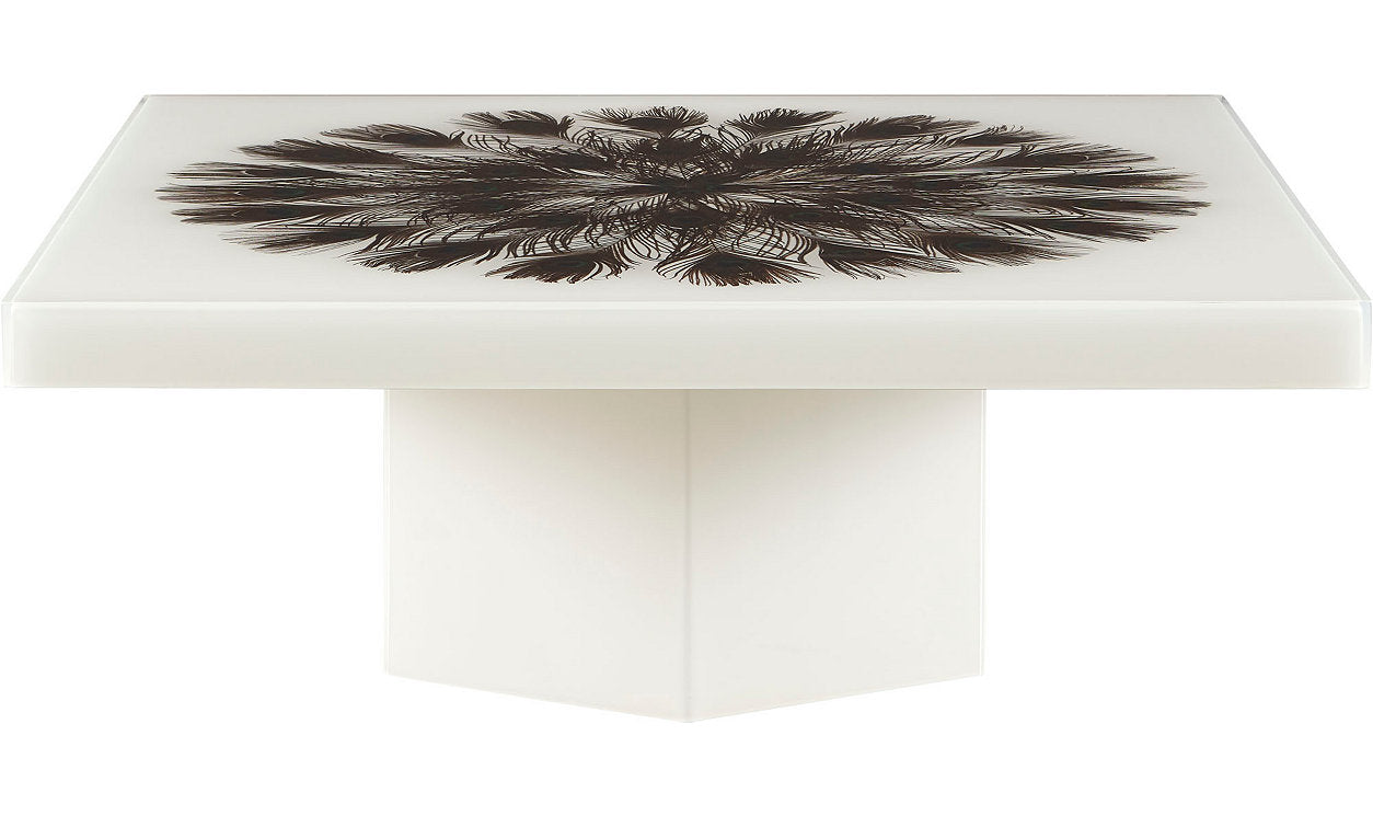 Peacock Square Cocktail Table by Baker