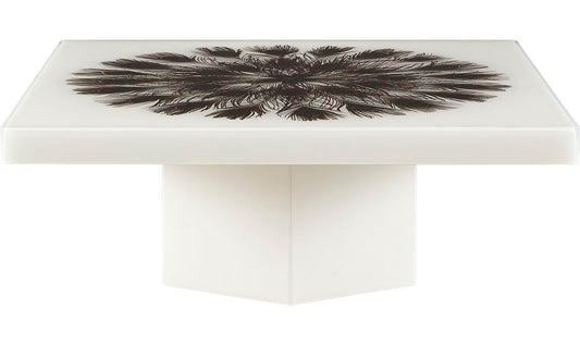 Peacock Square Cocktail Table by Baker