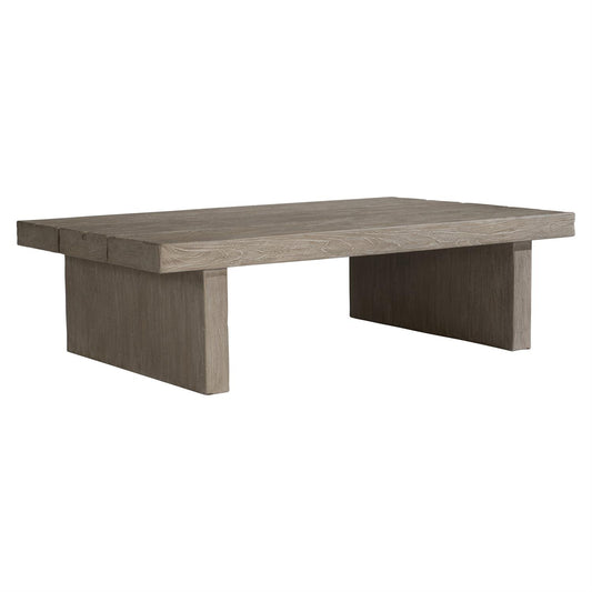 Teak Live Edge Rectangular Cocktail Table