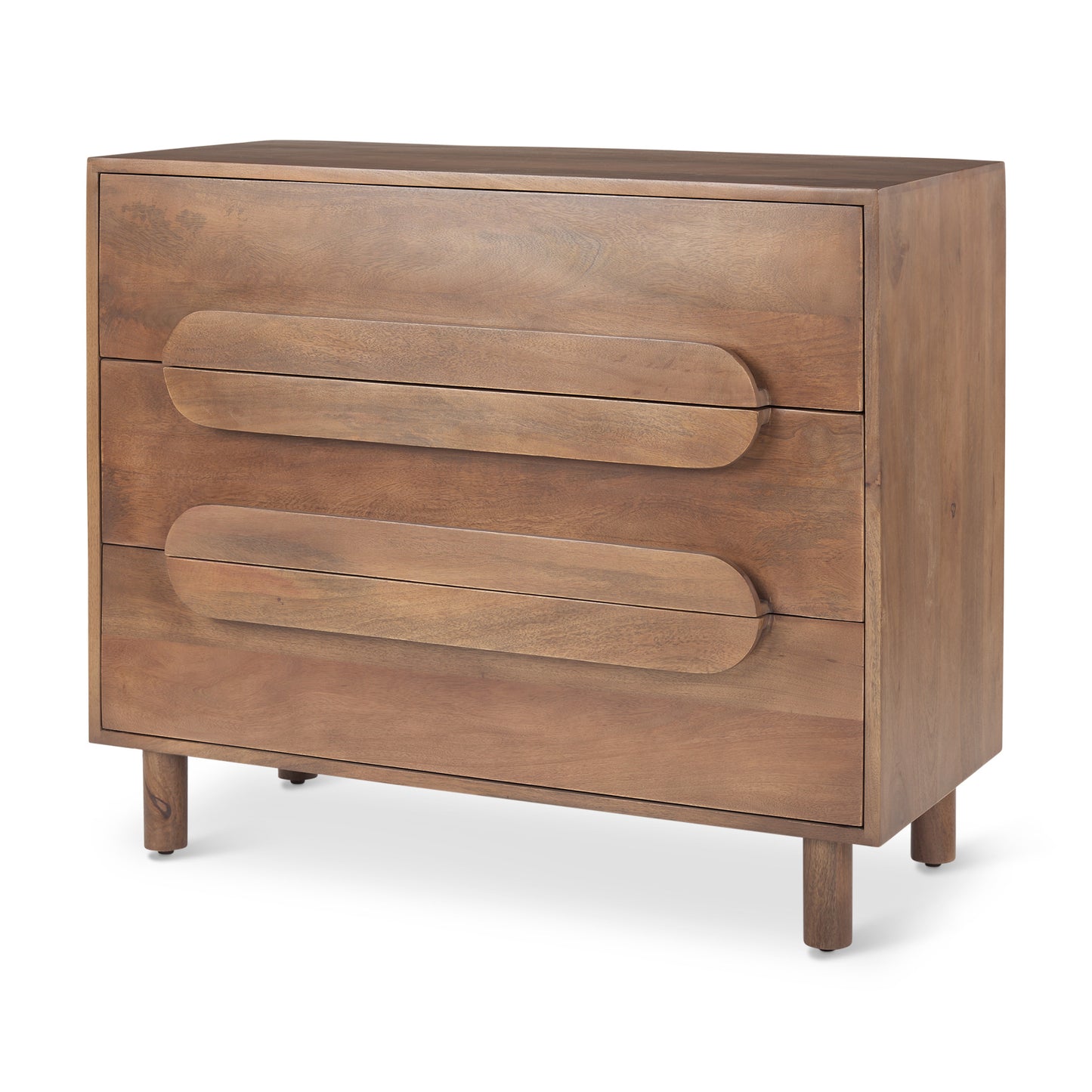 Astrid Solid Wood Three Drawer Cabinet