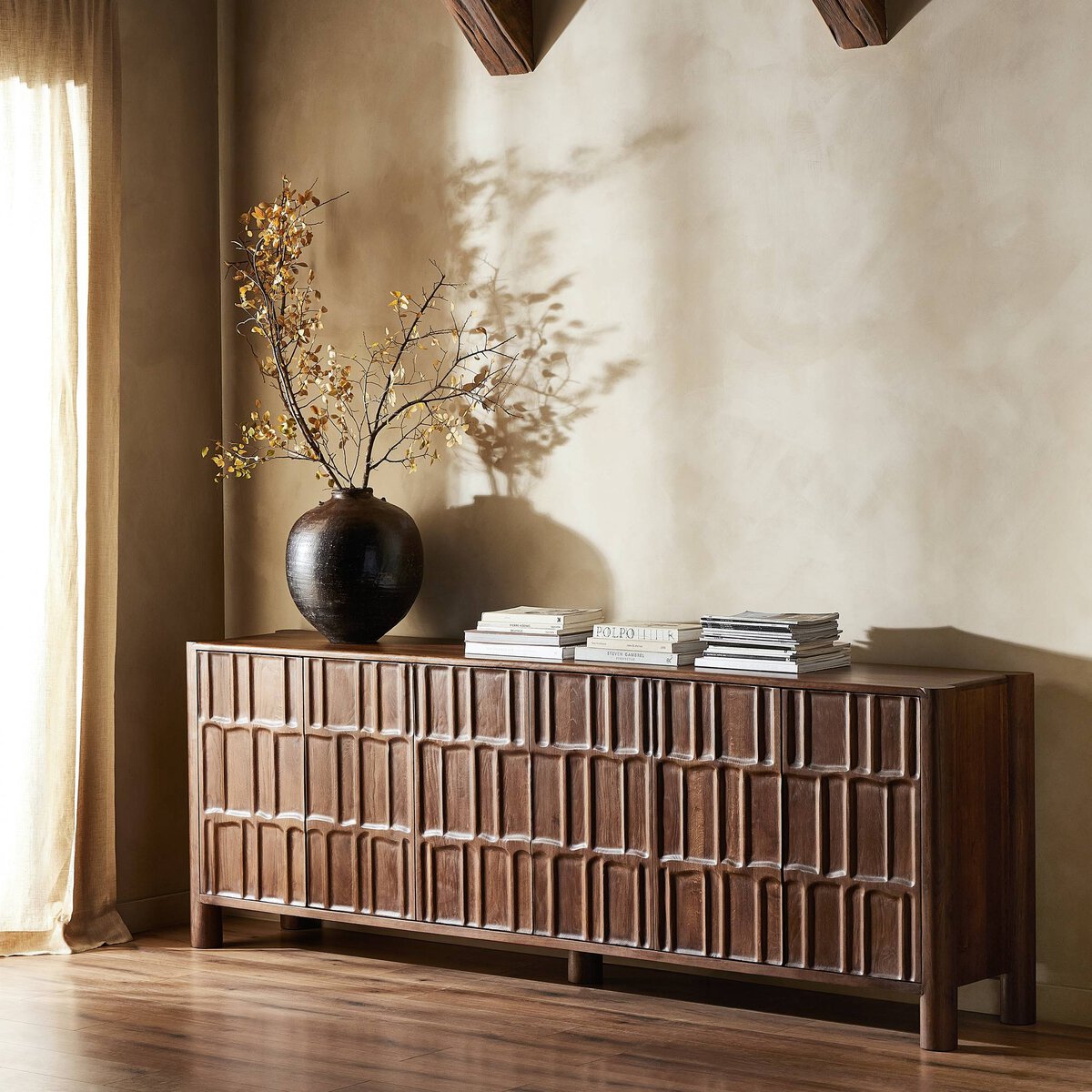 Ezri Sideboard in Cocoa Oak by Four Hands
