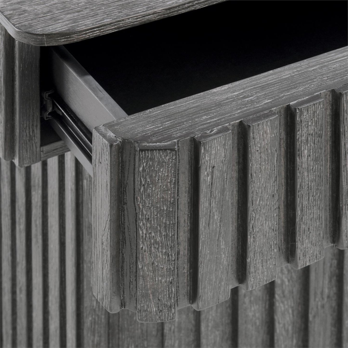 Nightstand w/ Linear Reeding