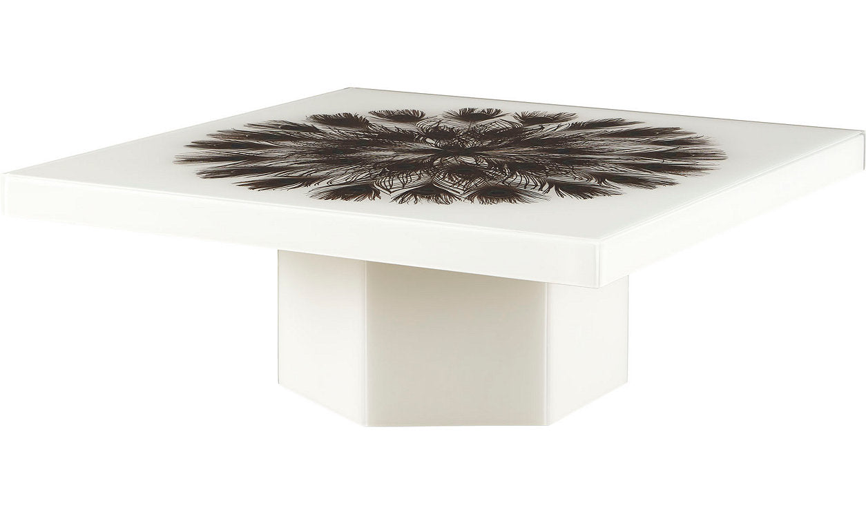 Peacock Square Cocktail Table by Baker