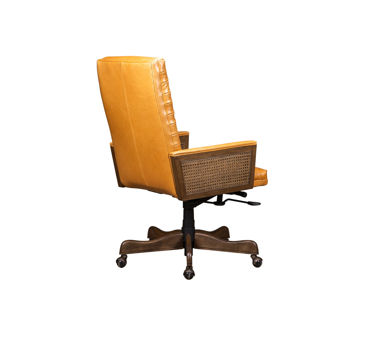 Montauk Executive Swivel Chair in Murray Camel leather