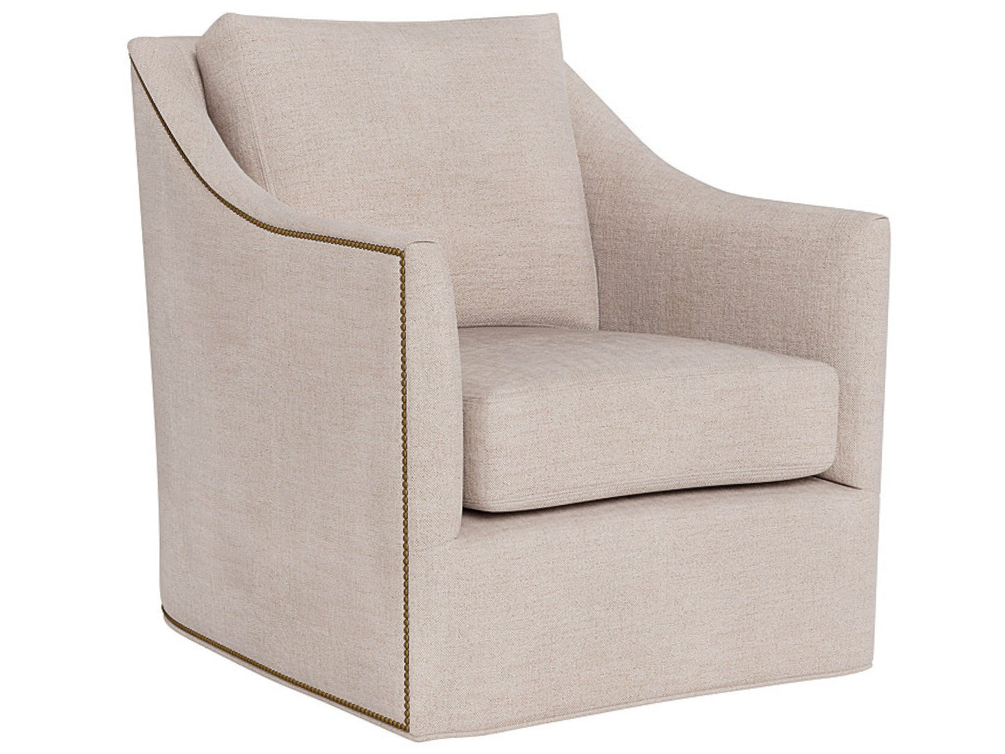 Walter Swivel Chair in special order fabric