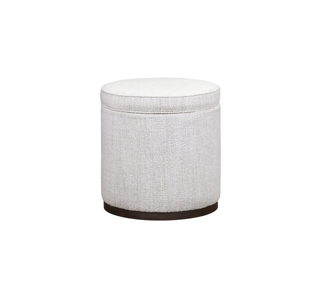 Leg Up Swivel Ottoman in Del Ray Pearl Performance Fabric