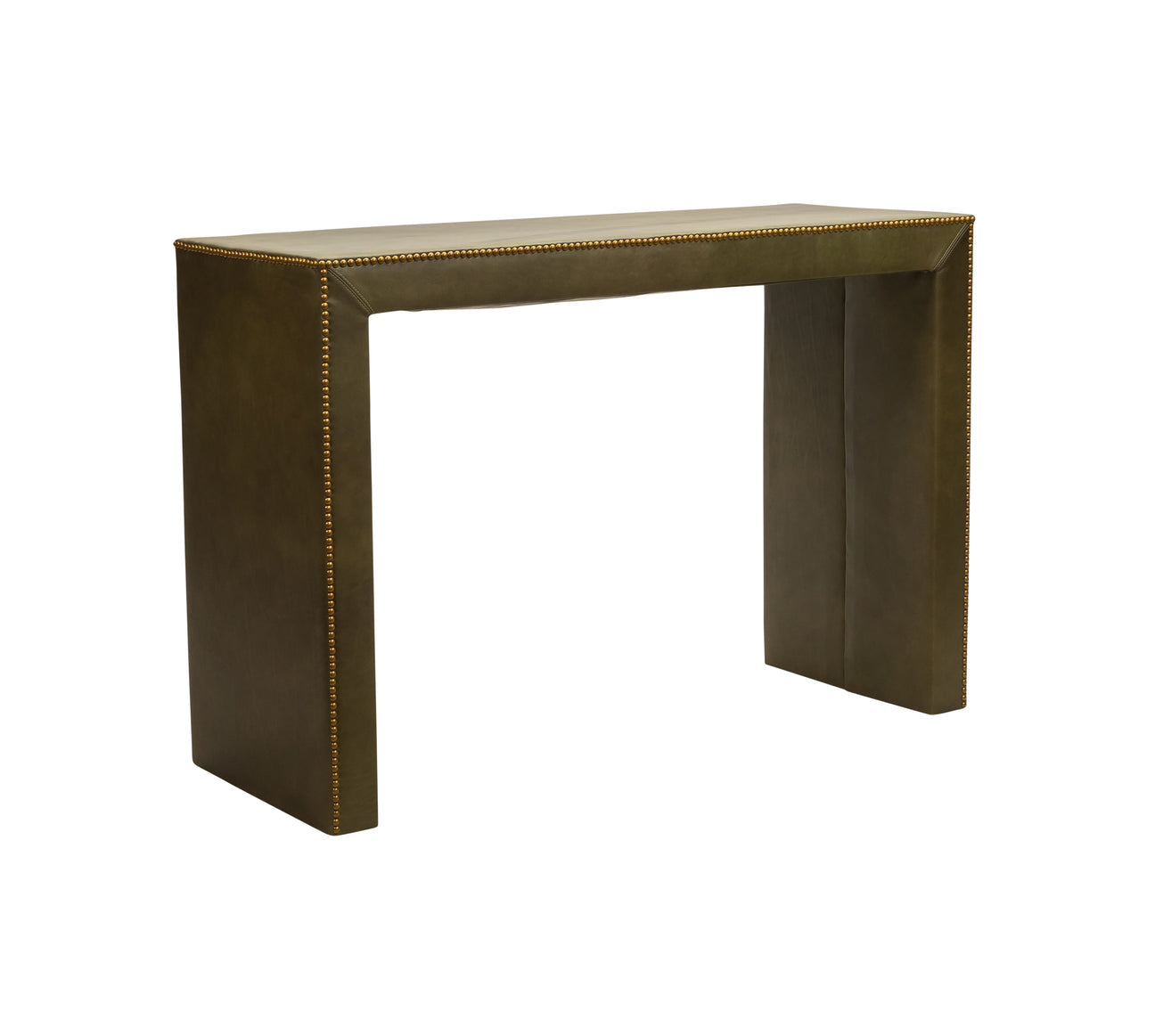 Butler Console in Angelina Cactus leather