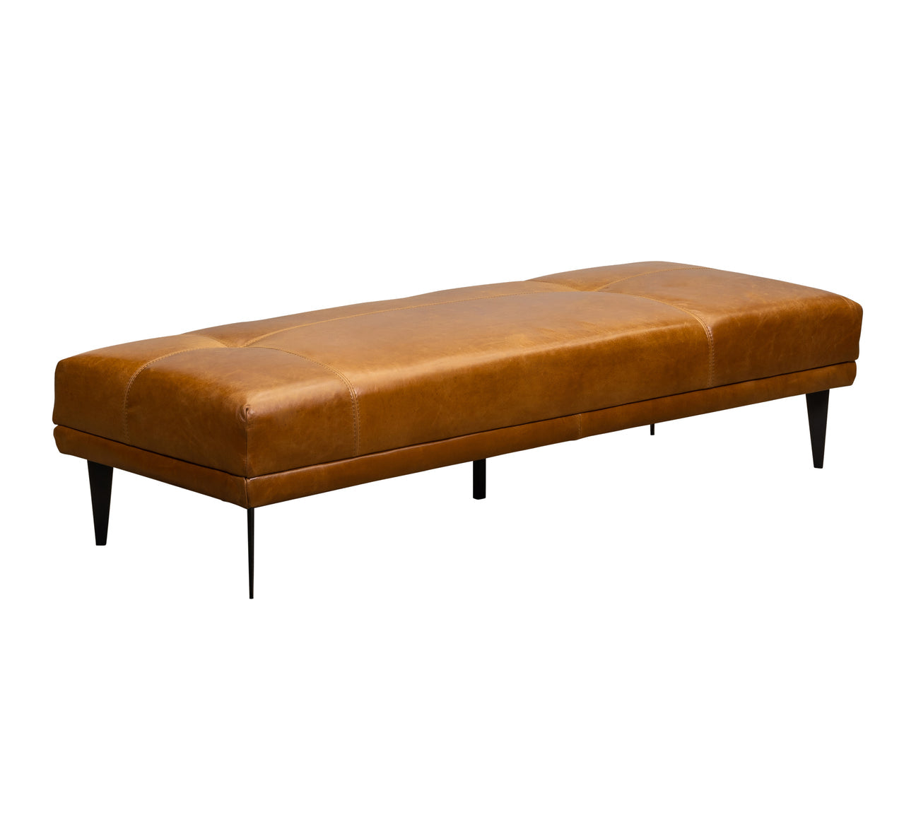 Convo Bench in Yadkin Saddle leather