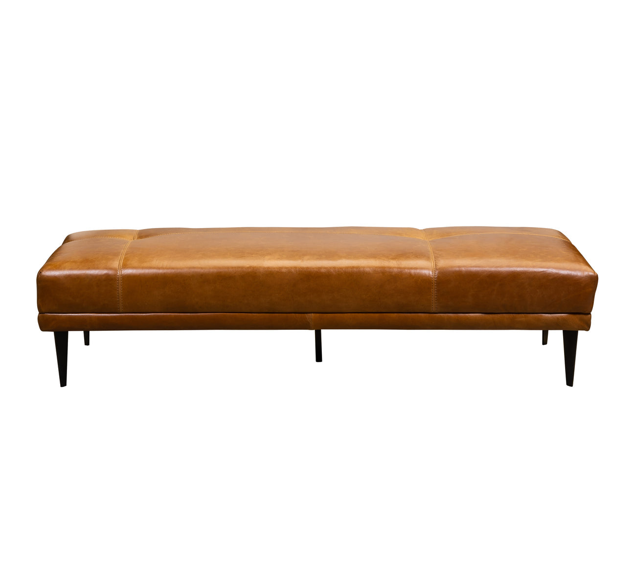 Convo Bench in Yadkin Saddle leather