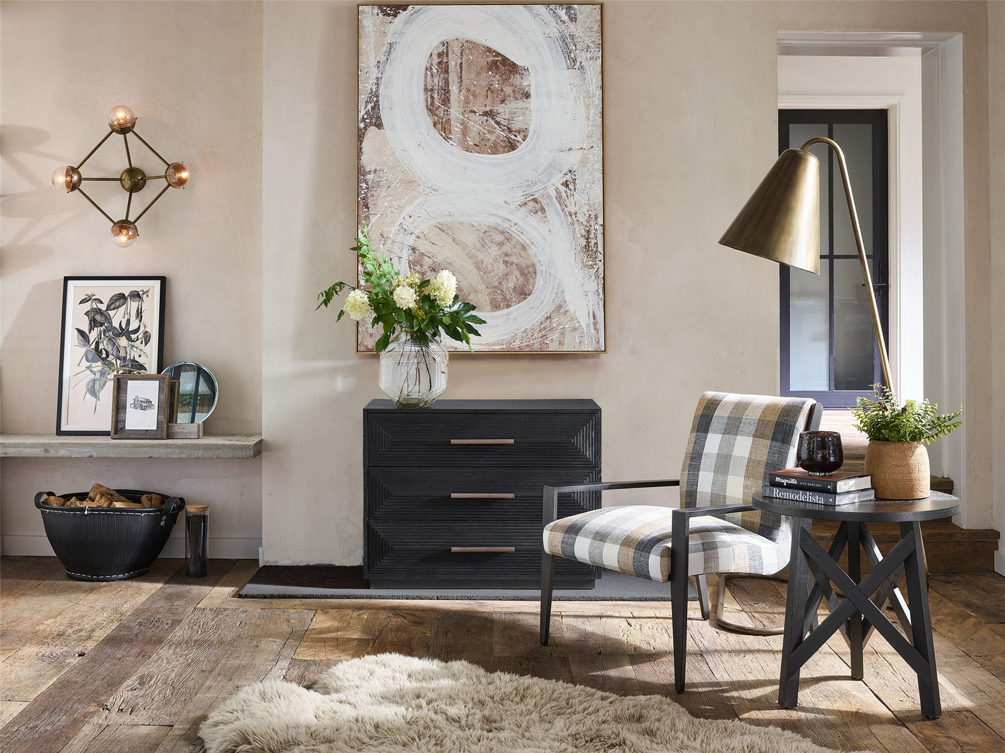 Modern Farmhouse Collins Chest in Charcoal Finish by Universal Furniture